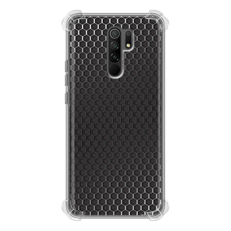 

Чехол 100gadgets для Xiaomi Redmi 9 Металл соты
