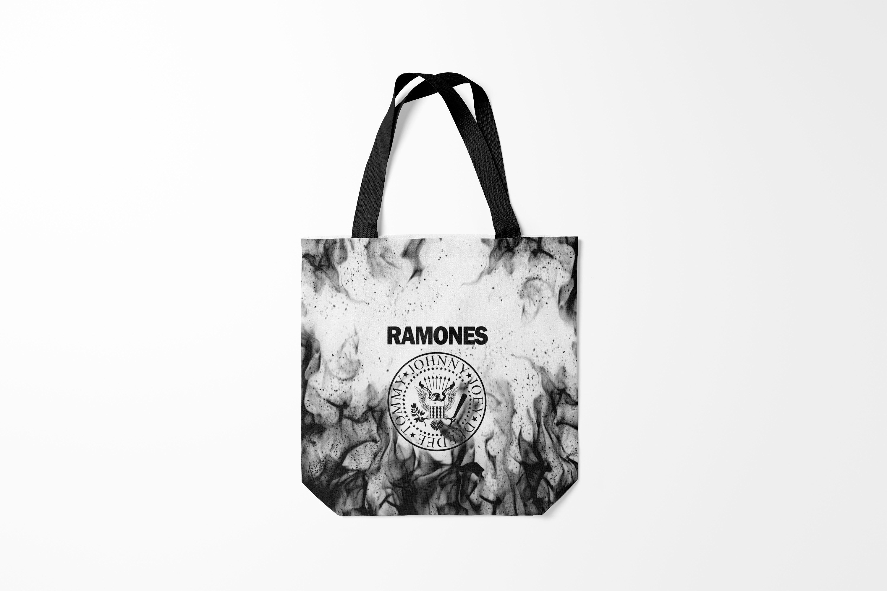 

Сумка шoппер унисекс Burnettie Ramones, черный, Ramones