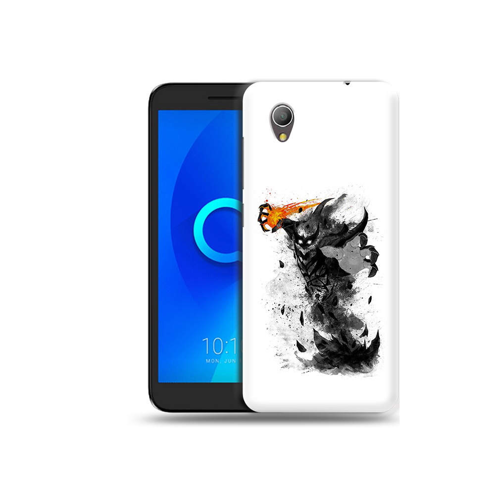 

Чехол MyPads Tocco для Alcatel 1 nevermore черно белый (PT227134.658.21), Прозрачный, Tocco