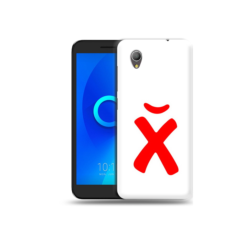 

Чехол MyPads Tocco для Alcatel 1 абстракция буква х (PT227134.658.209), Прозрачный, Tocco