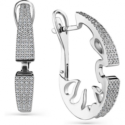 

Серьги из белого золота с 160 бриллиантами Master Brilliant 2-208542-00-00, 2-208542-00-00