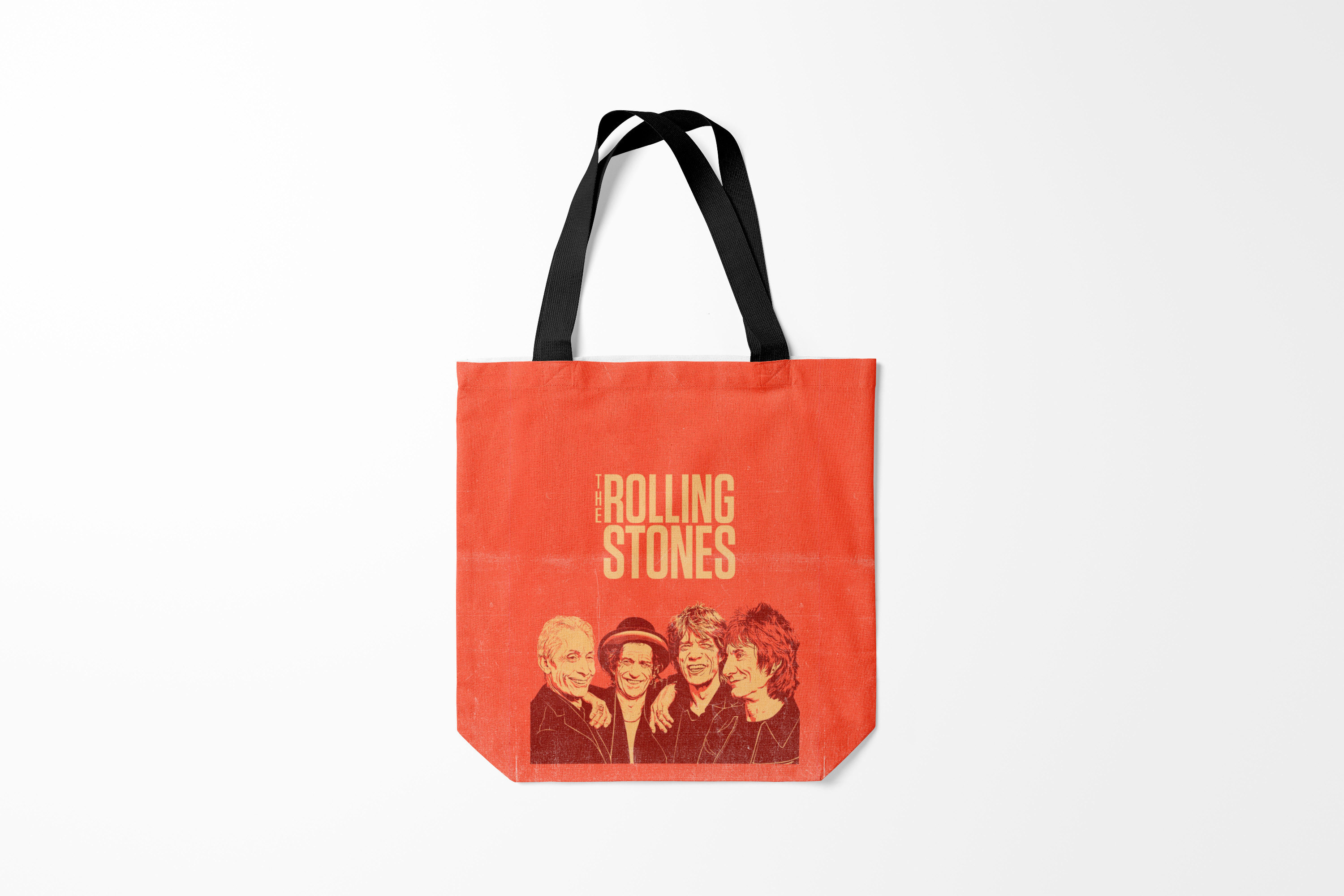 

Сумка шoппер унисекс Burnettie Rolling Stones The, красный, Rolling Stones The