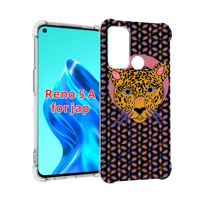 

Чехол MyPads тигр-в-глазах для Oppo Reno 5A, Прозрачный, Tocco