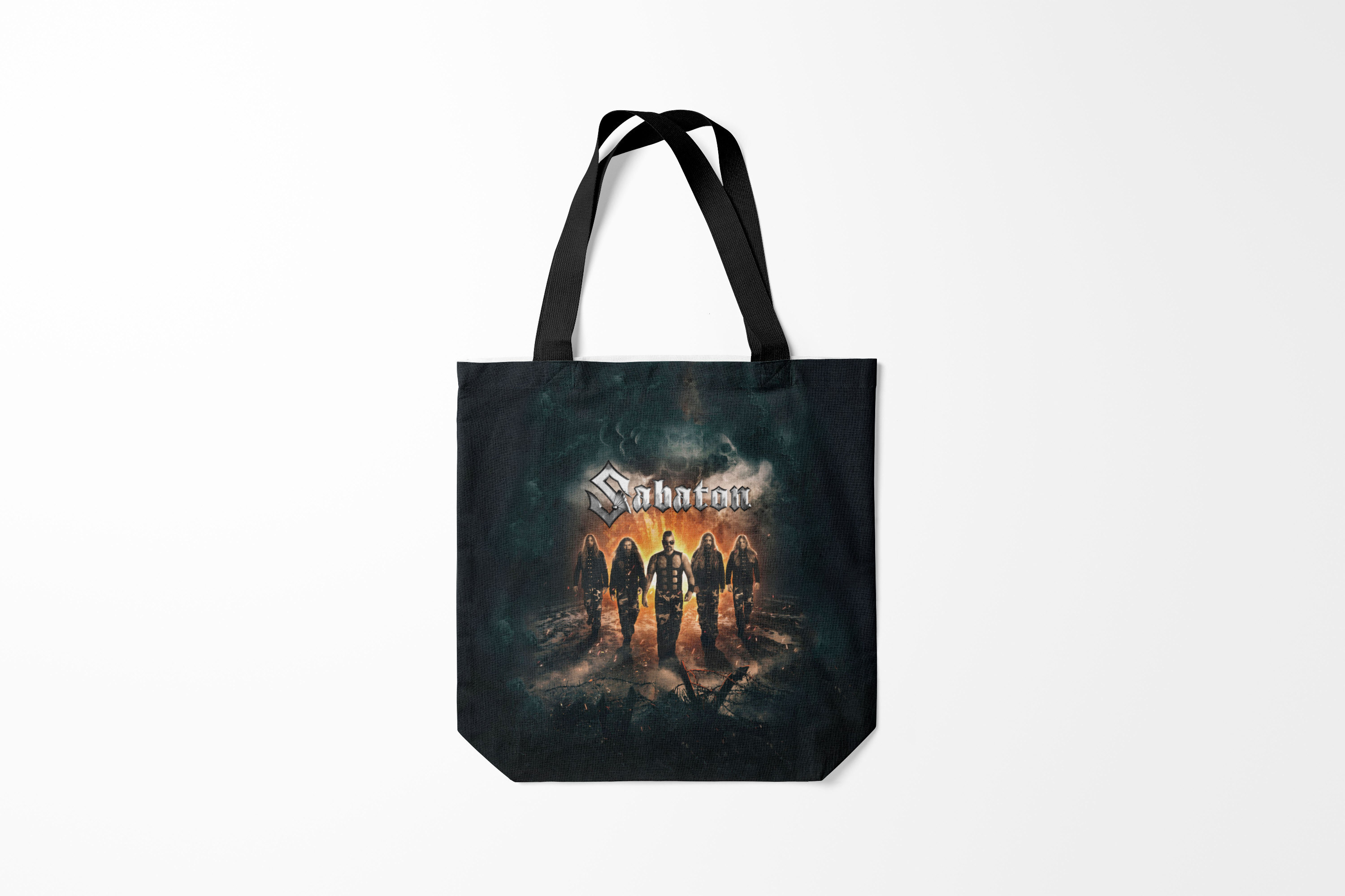 

Сумка шoппер унисекс Burnettie Sabaton Band, черный, Sabaton Band