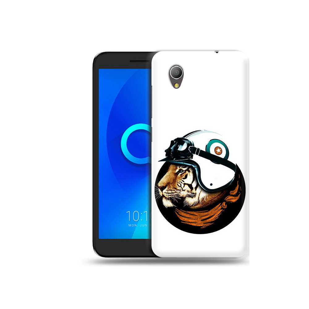 

Чехол MyPads Tocco для Alcatel 1 Тигр в шлеме (PT227134.658.171), Прозрачный, Tocco