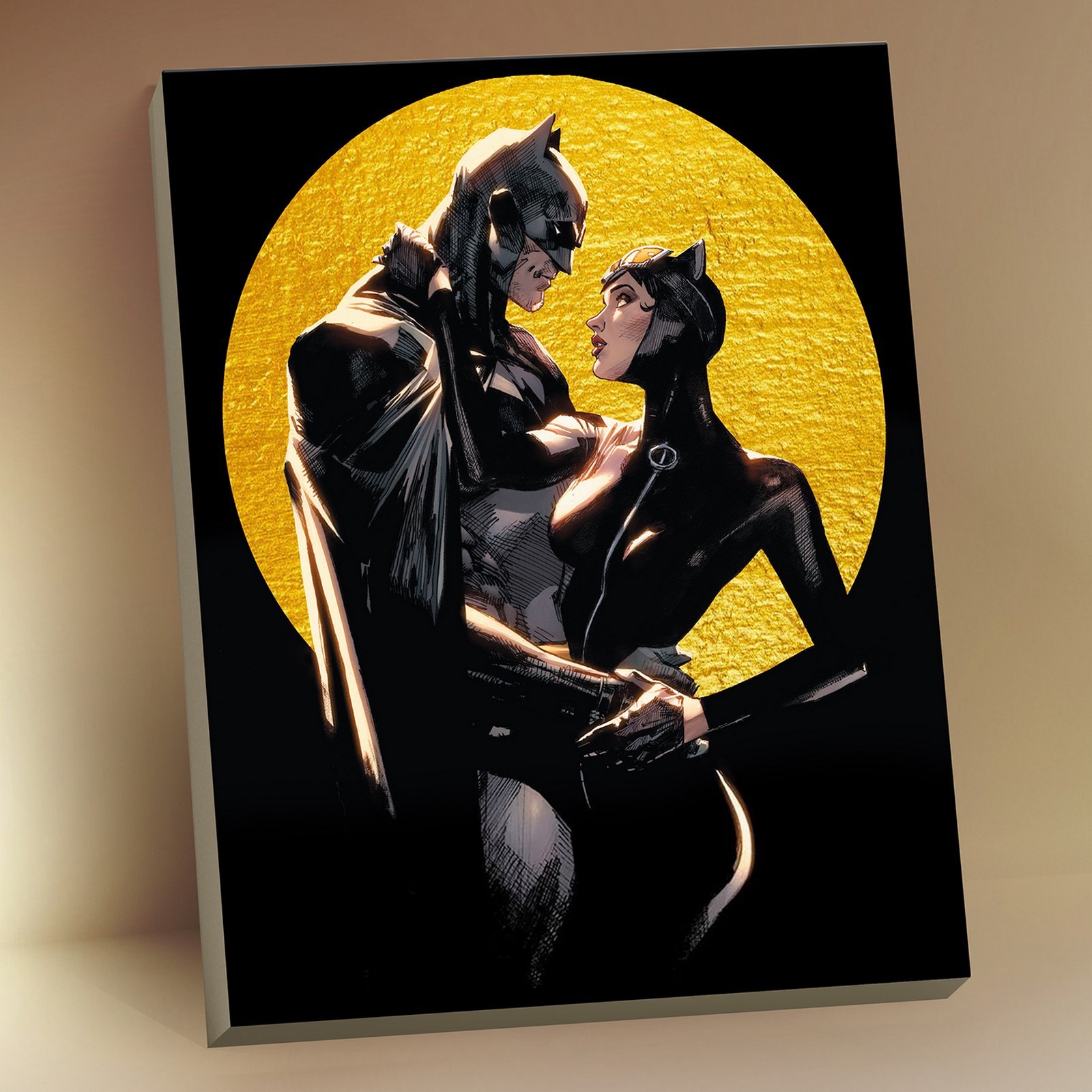 Картина по номерам Molly Бэтмен и женщина кошка, 40х50 см
