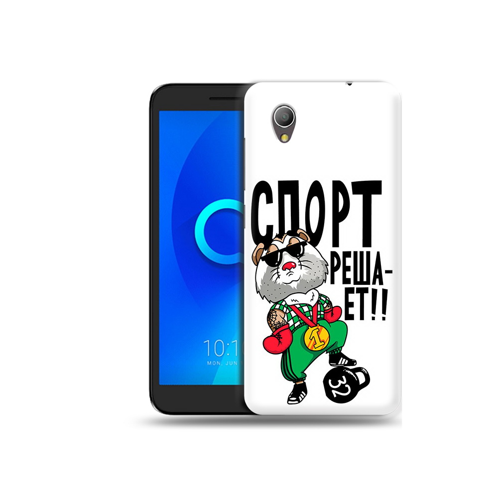 

Чехол MyPads Tocco для Alcatel 1 Спорт решает (PT227134.658.161), Прозрачный, Tocco