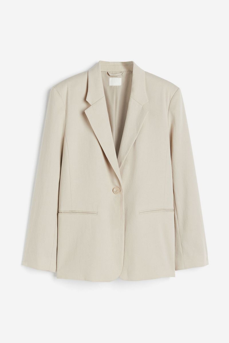 

Пиджак женский H&M 1217451 бежевый XS, 1217451