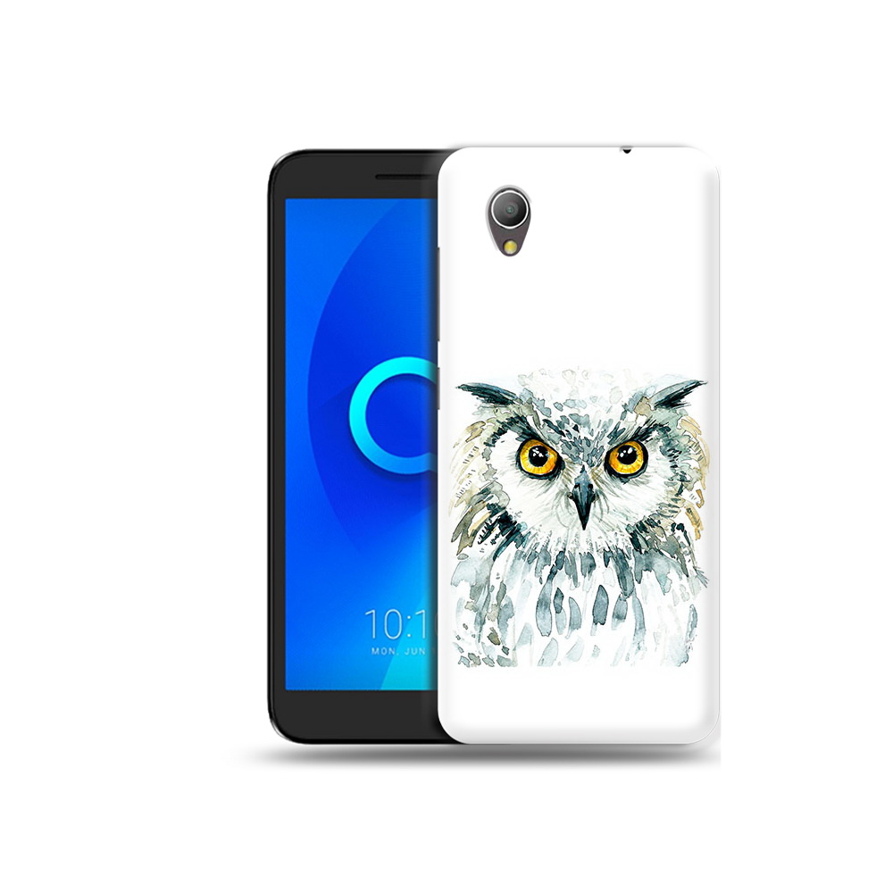 

Чехол MyPads Tocco для Alcatel 1 Серьезная сова (PT227134.658.156), Прозрачный, Tocco