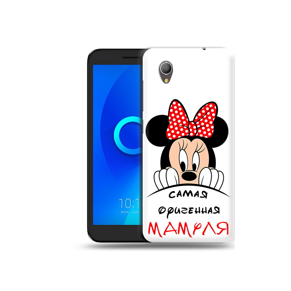 

Чехол MyPads Tocco для Alcatel 1 Самая лучшая мамуля Мини Маус (PT227134.658.152), Прозрачный, Tocco