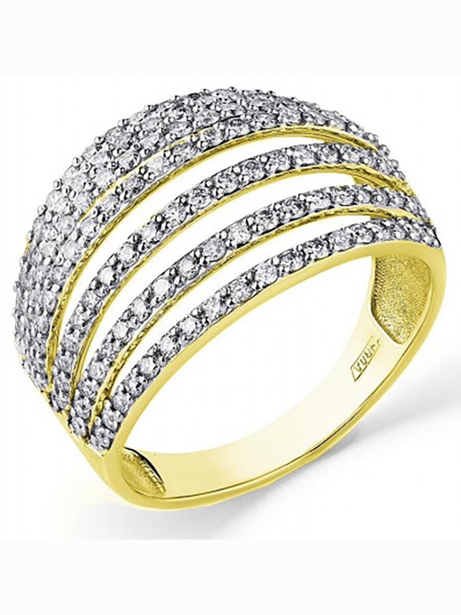 

Кольцо из жёлтого золота с 140 бриллиантами р. 18 Master Brilliant 1-308497-00-00, 1-308497-00-00