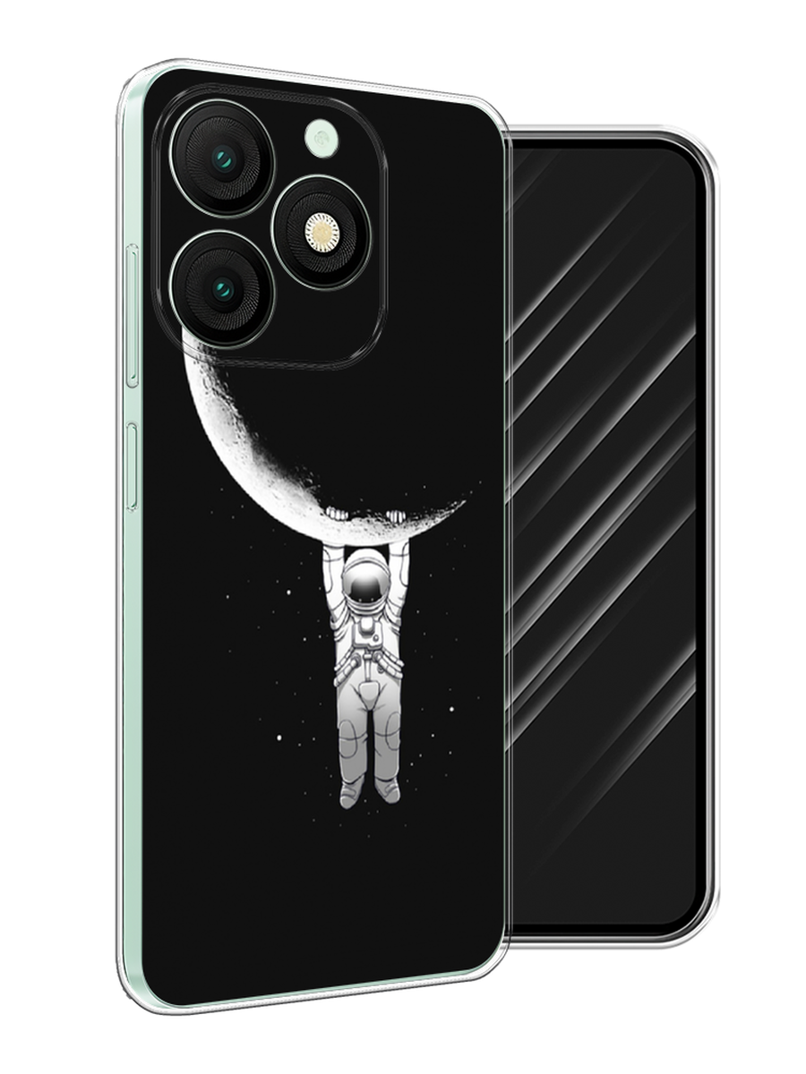 

Чехол Awog на Itel A50 "Космонавт", Белый;черный, 3202250-1