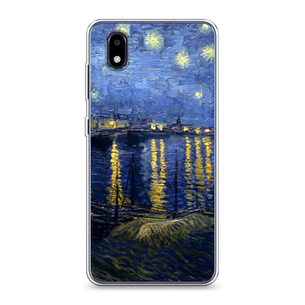 

Чехол для ZTE Blade A3 (2020) "Звездная ночь над Роной", Синий;желтый, 133650-4