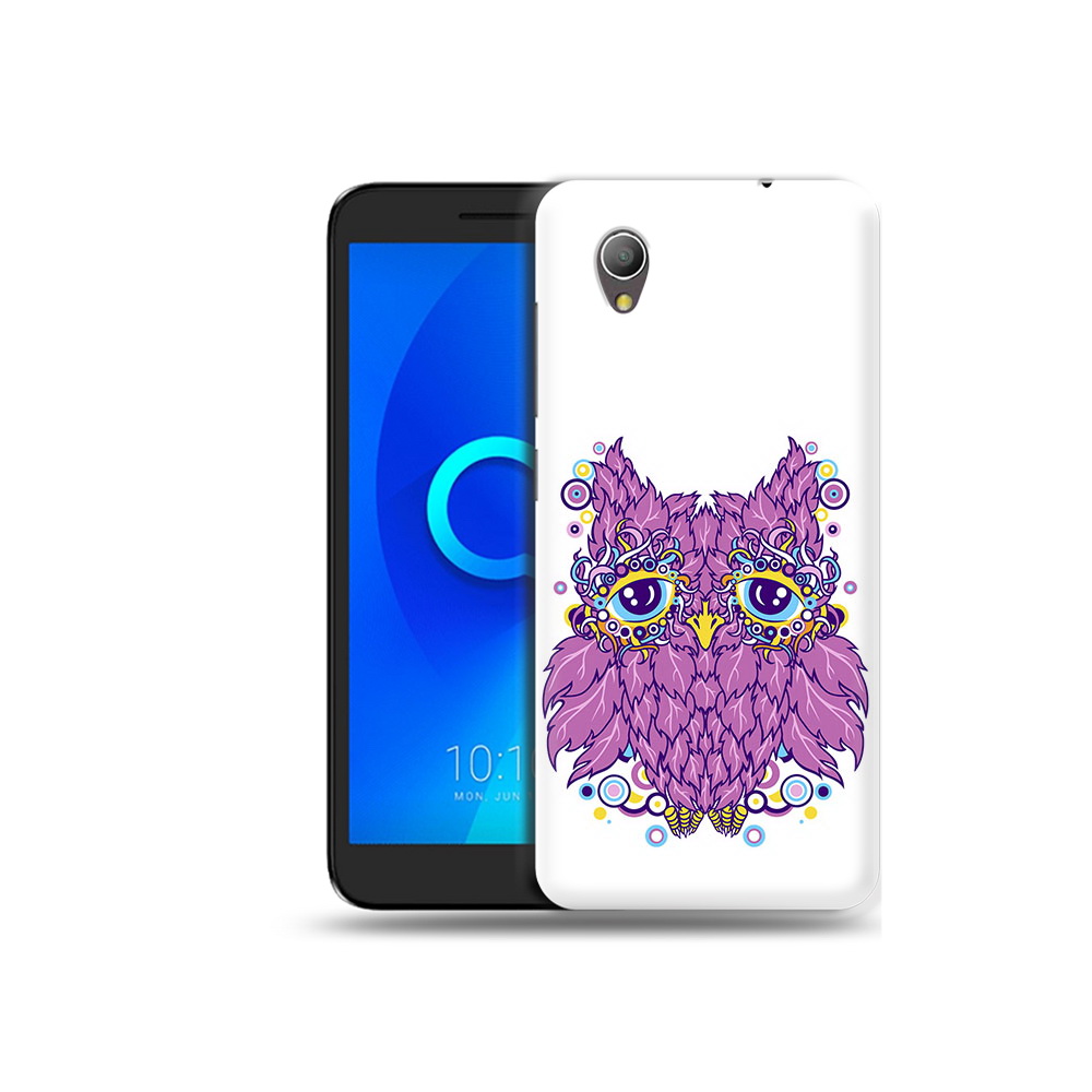 

Чехол MyPads Tocco для Alcatel 1 Розовая сова (PT227134.658.147), Прозрачный, Tocco