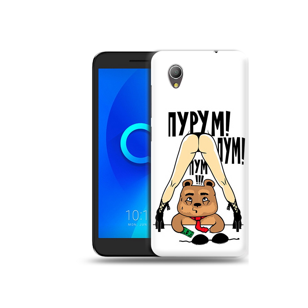 

Чехол MyPads Tocco для Alcatel 1 Пурум пум пум (PT227134.658.140), Прозрачный, Tocco