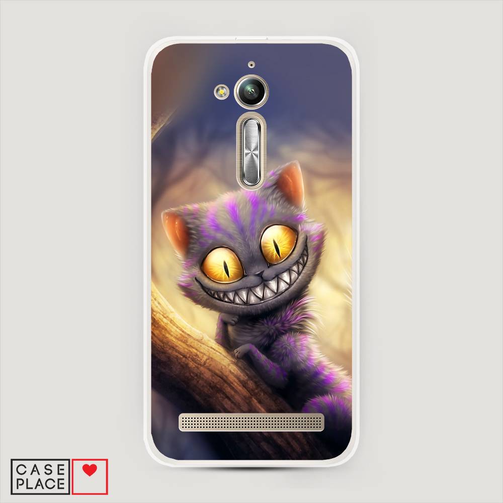 фото Чехол awog "cheshire cat" для asus zenfone go zb500kl