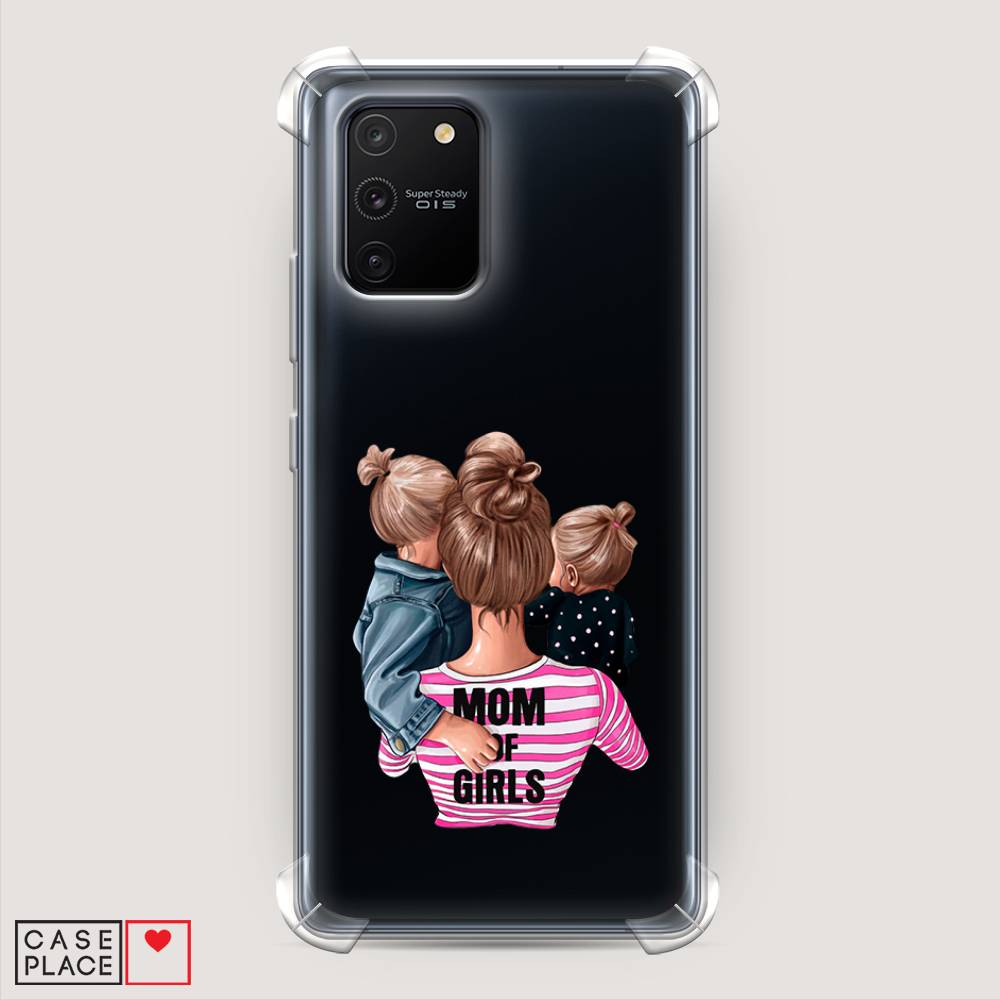 фото Противоударный силиконовый чехол "mom of girls" на samsung galaxy s10 lite awog