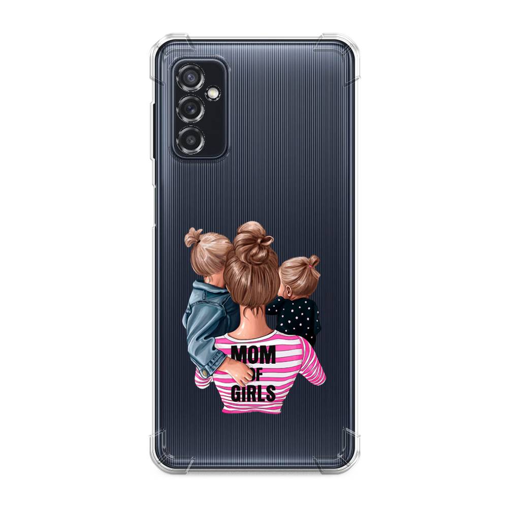 фото Противоударный силиконовый чехол "mom of girls" на samsung galaxy m52 awog