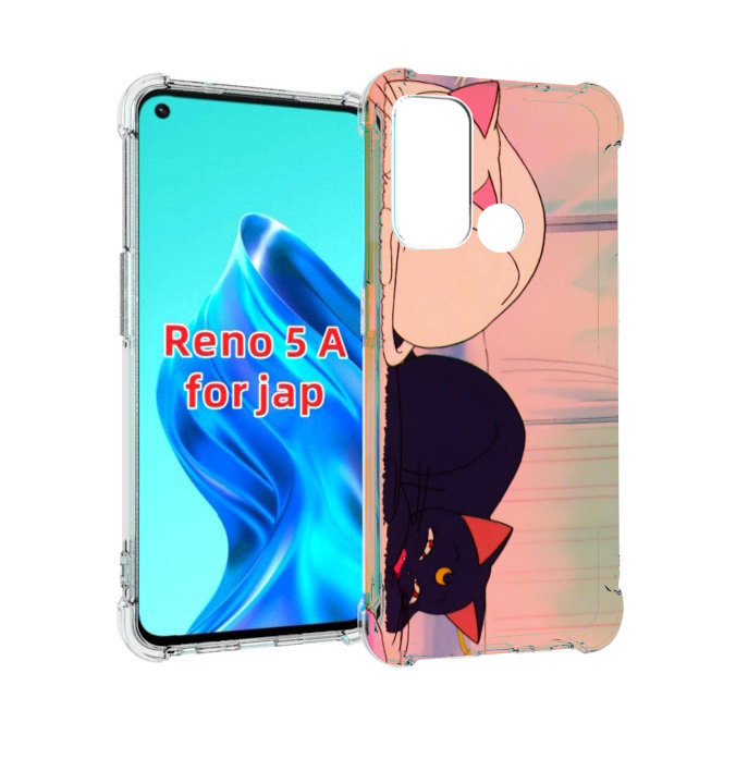 

Чехол MyPads спящие коты для Oppo Reno 5A, Прозрачный, Tocco