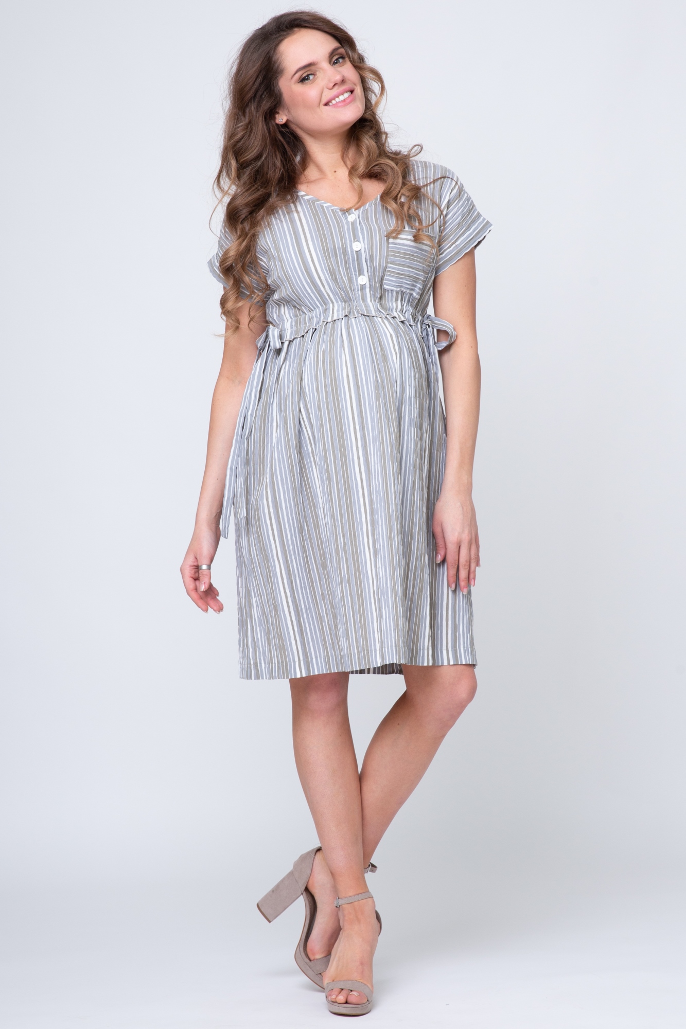 

Платье для беременных женское Mama's fantasy MF6014 зеленое 44 RU, MF6014