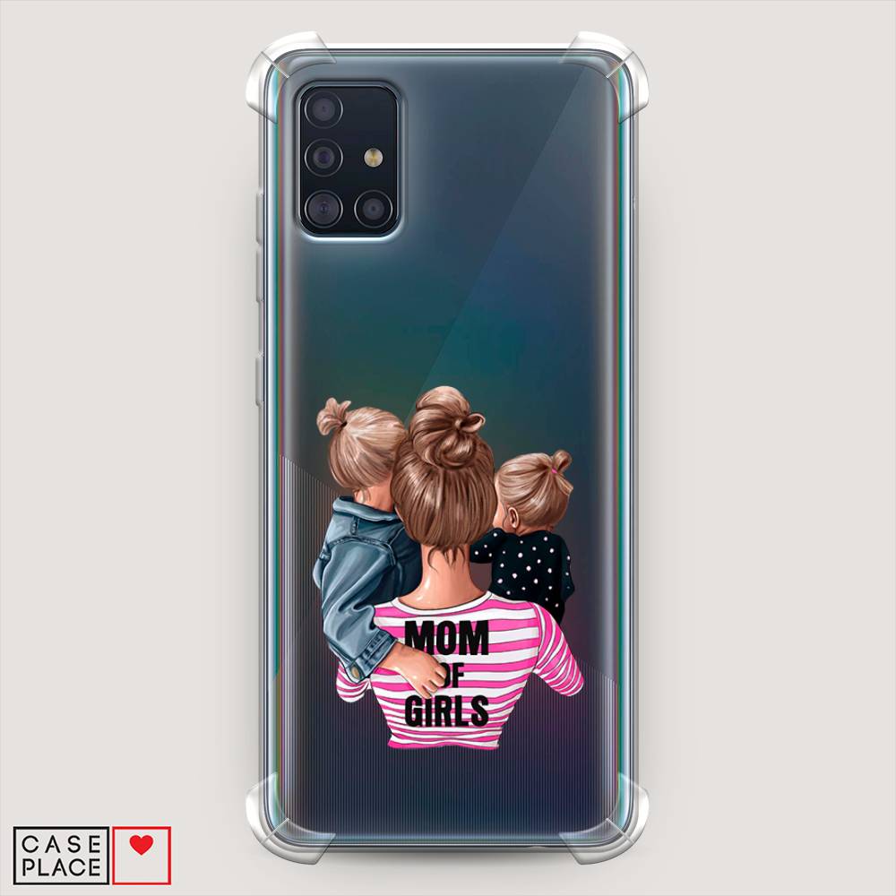 

Чехол Awog на Samsung Galaxy A51 "Mom of Girls", Разноцветный, 28951-1