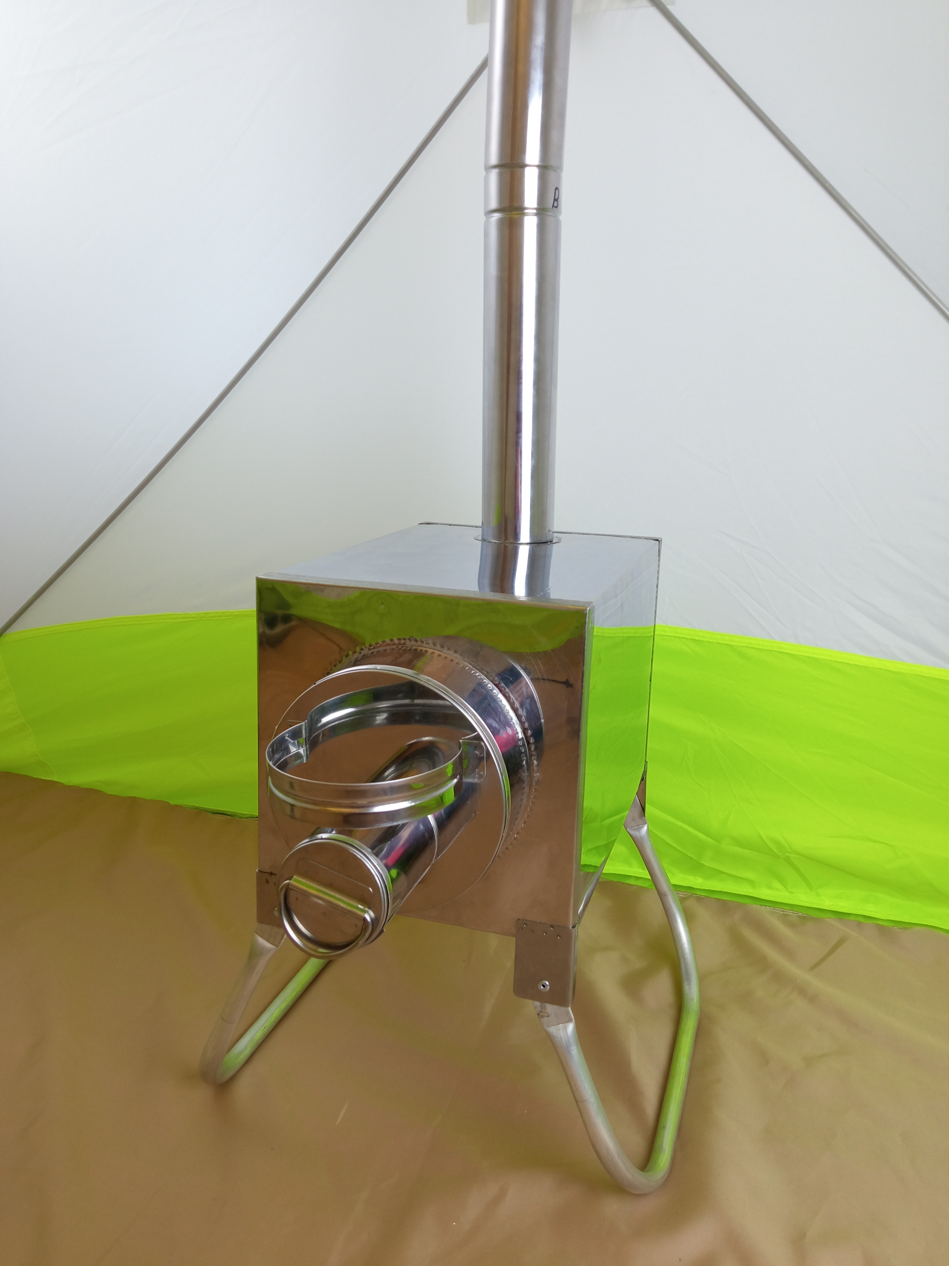 

Туристическая печь КостроМир prof-0001, Серебристый, prof-0001