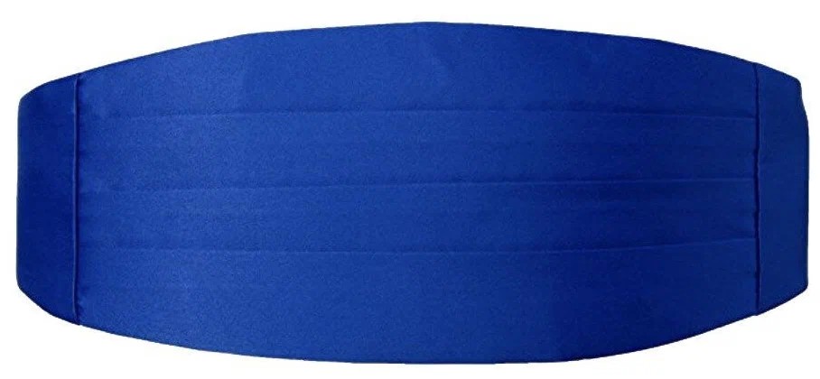 Пояс камербанд под смокинг синий