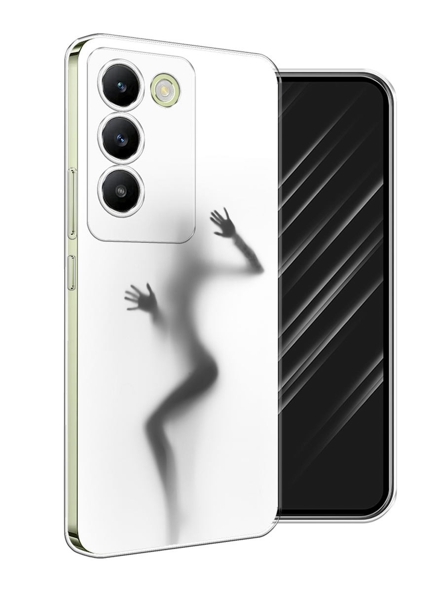 

Чехол Awog на Vivo V30 lite 4G "Девушка в душе", Серый;белый;черный, 2610350-1
