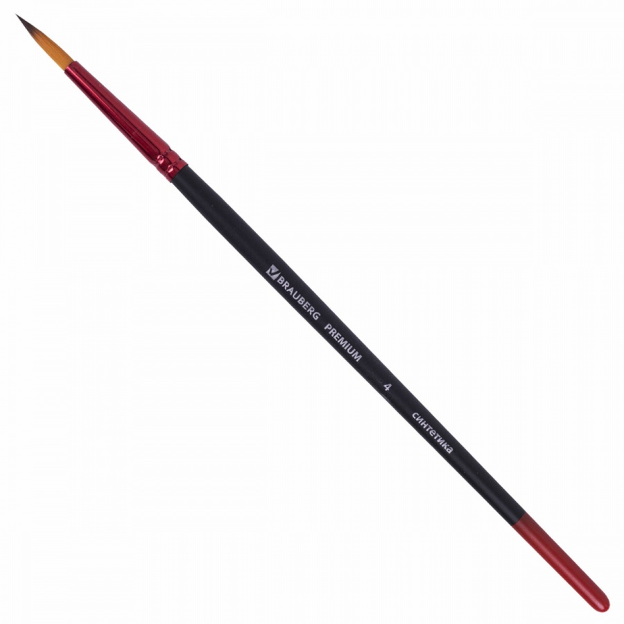 

Кисть Brauberg Premium, синтетика, круглая, №4 (201003), 30шт.