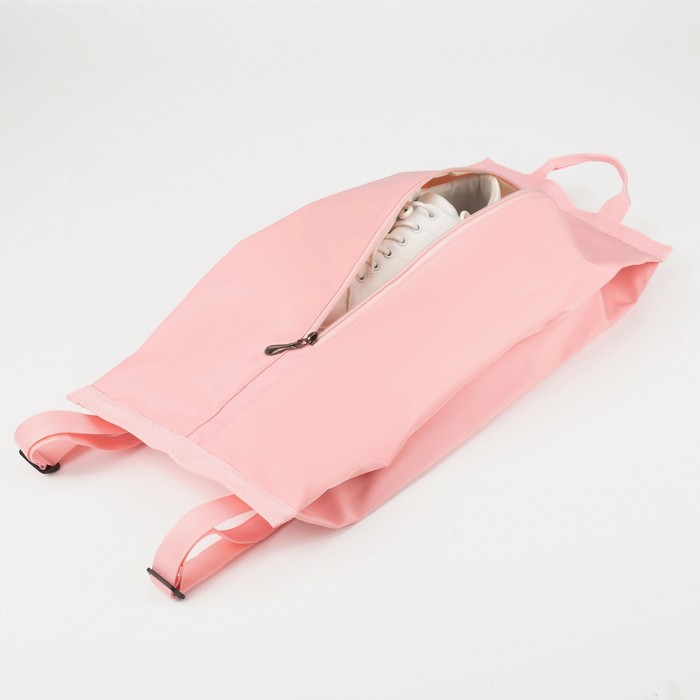 фото Мешок для обуви молнии, цвет розовый nobrand