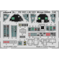 

FE1221 Eduard 1/48 Фототравление для Mirage 2000D, Цветной