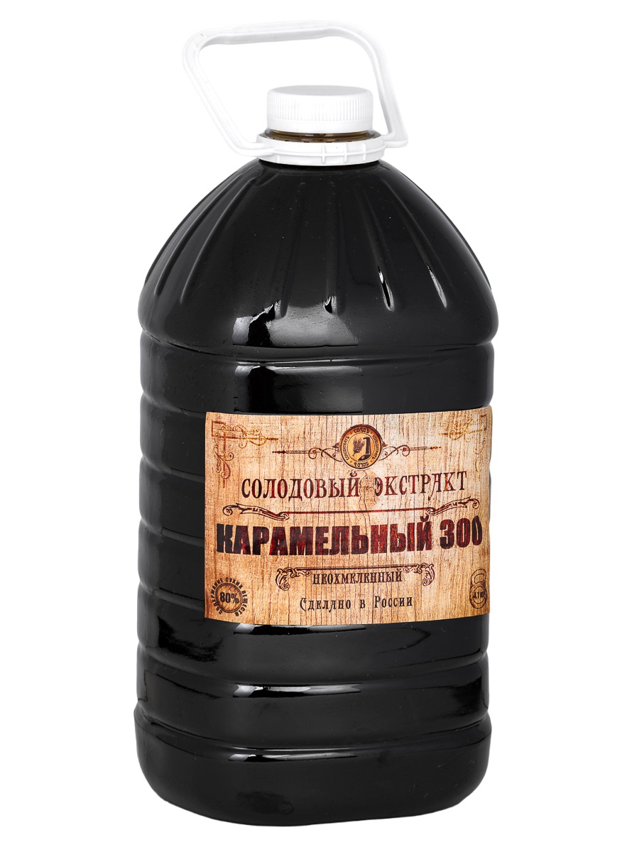 Солодовый экстракт СОЛДЪ Карамельный 300, 3 л (пэт, 4,1кг)