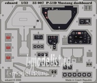 

33007 Eduard 1/32 Фототравление P-51D dashboard, Цветной