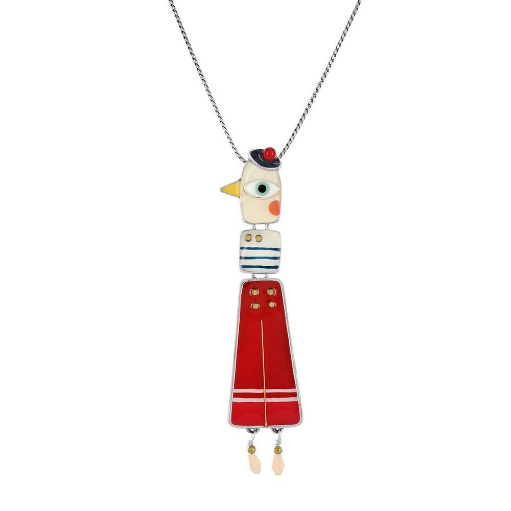 

Колье из бижутерного сплава с бусинами 81 см TARATATA TT-E23-02104-103, TT-E23-02104-103
