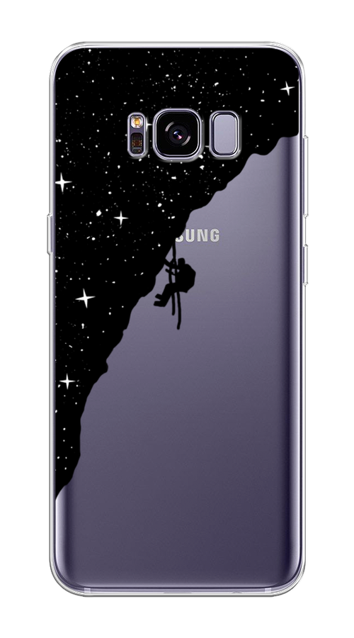 

Чехол Awog на Samsung Galaxy S8 + "Скалолаз в космосе", Черный;белый;бежевый, 24850-4