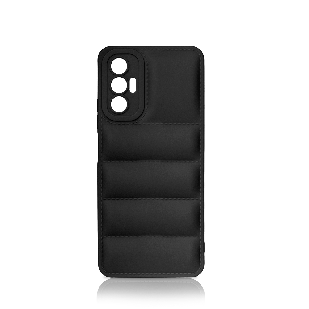 

Чехол DF для Tecno Pova 3 Silicone дутый Black tJacket-02, Черный, tJacket-02