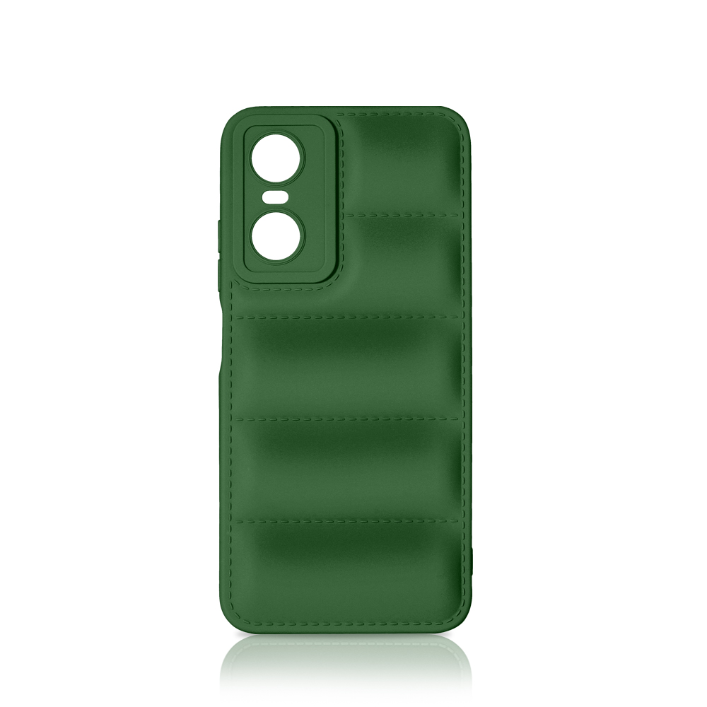 

Чехол DF для Tecno Pop 6 Pro Silicone дутый Green tJacket-06, Зеленый, tJacket-06