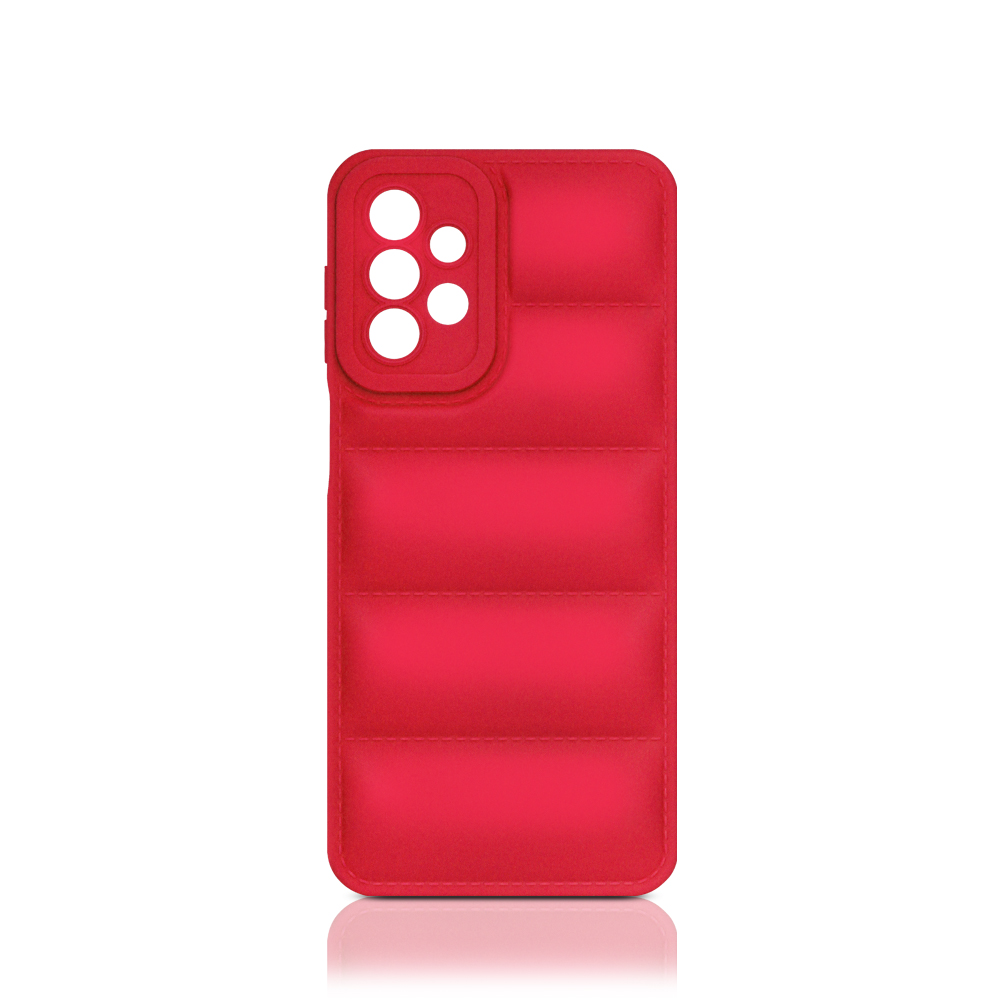 

Чехол DF для Samsung Galaxy A23 Silicone дутый Red sJacket-02, Красный, sJacket-02