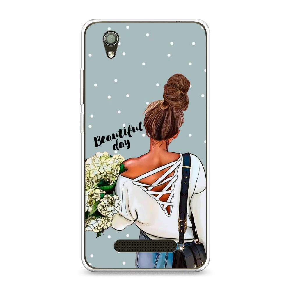 

Чехол Awog на ZTE Blade X3 / ЗТЕ Блэйд X3 "Beautiful day", Разноцветный, 130650-6