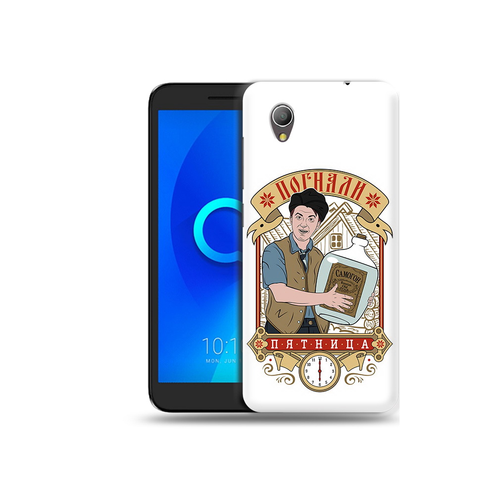 

Чехол MyPads Tocco для Alcatel 1 Погнали пятница (PT227134.658.137), Прозрачный, Tocco