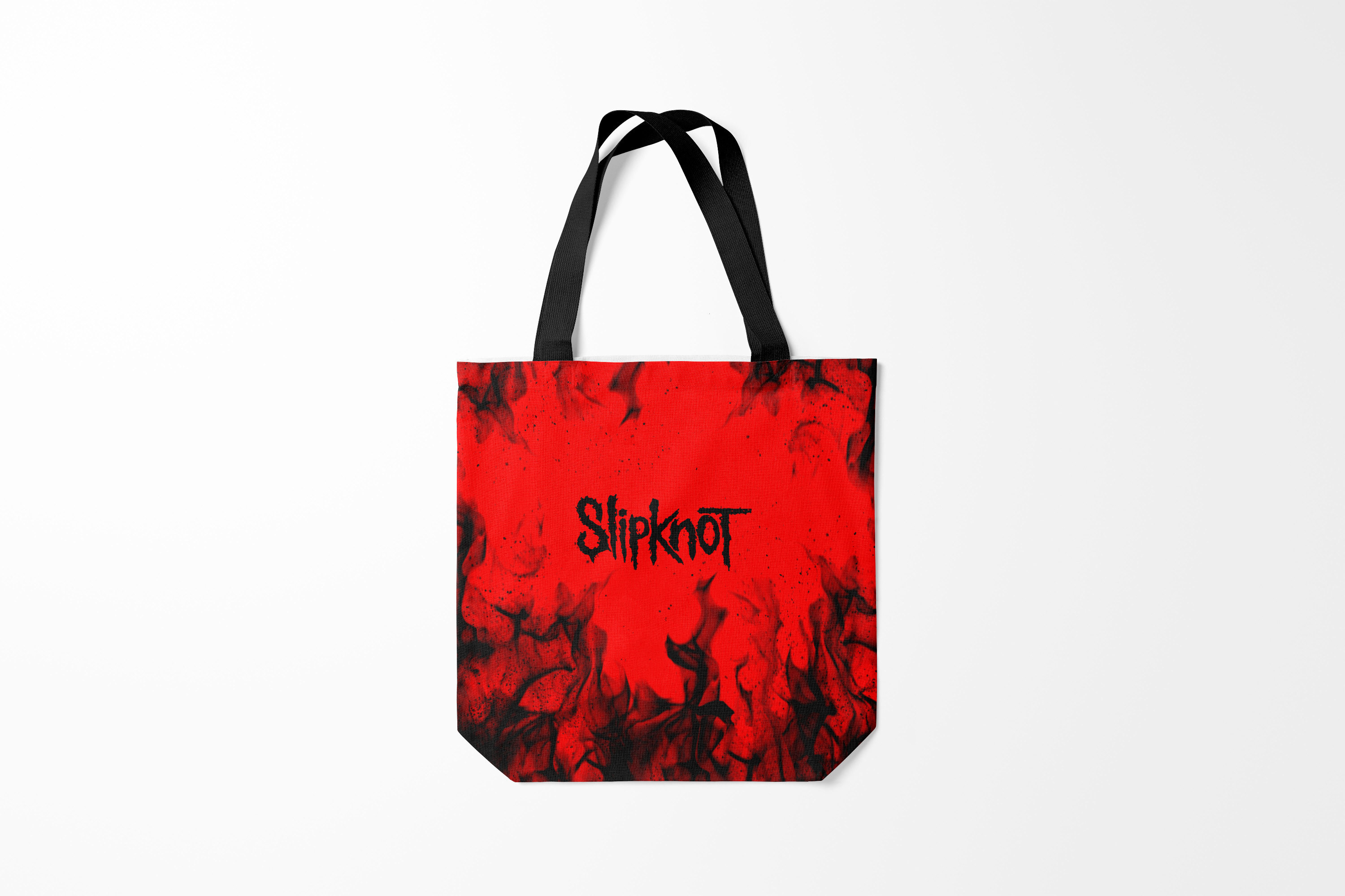 

Сумка шoппер унисекс Burnettie Slipknot, красный, Slipknot