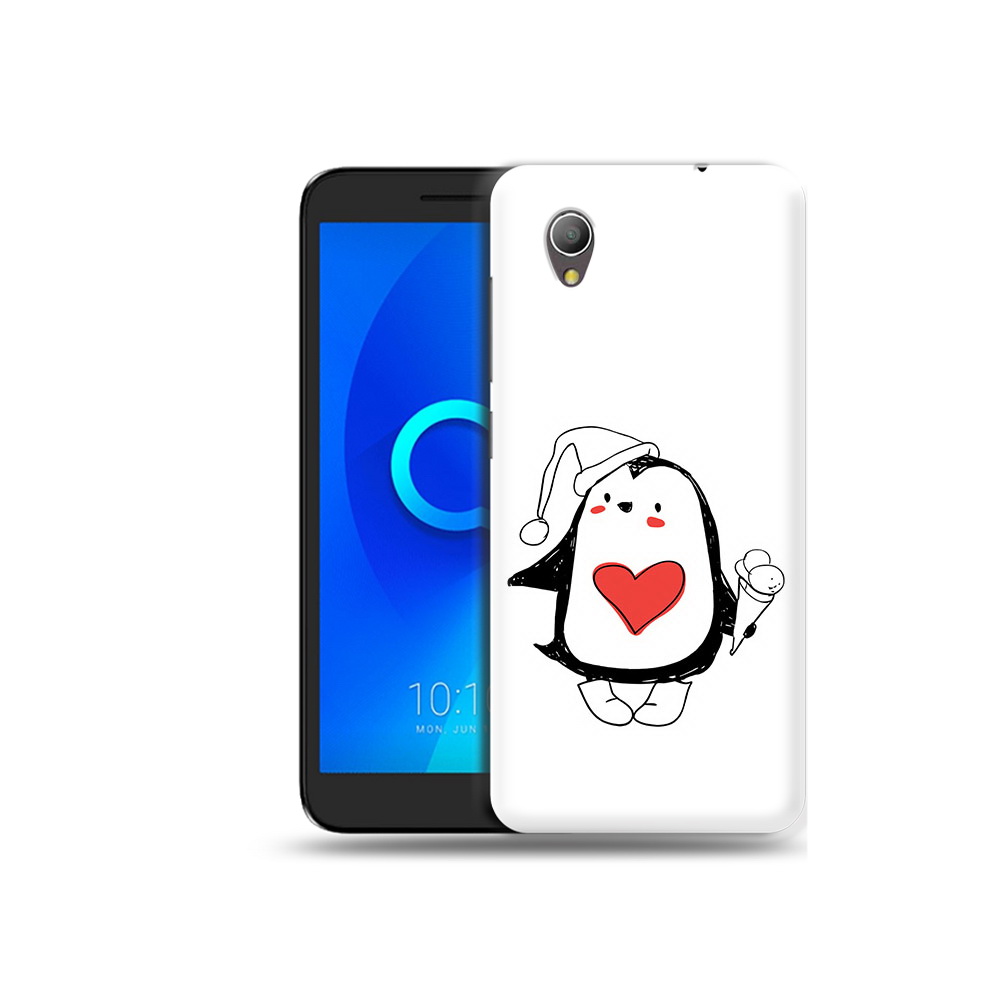 

Чехол MyPads Tocco для Alcatel 1 Пингвин с мороженым (PT227134.658.135), Прозрачный, Tocco