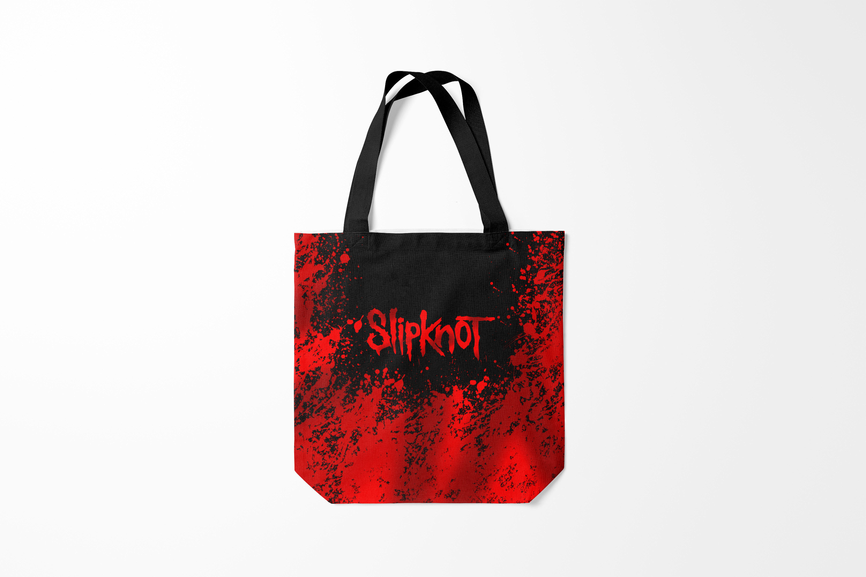 

Сумка шoппер унисекс Burnettie Slipknot 9, черный, Slipknot 9