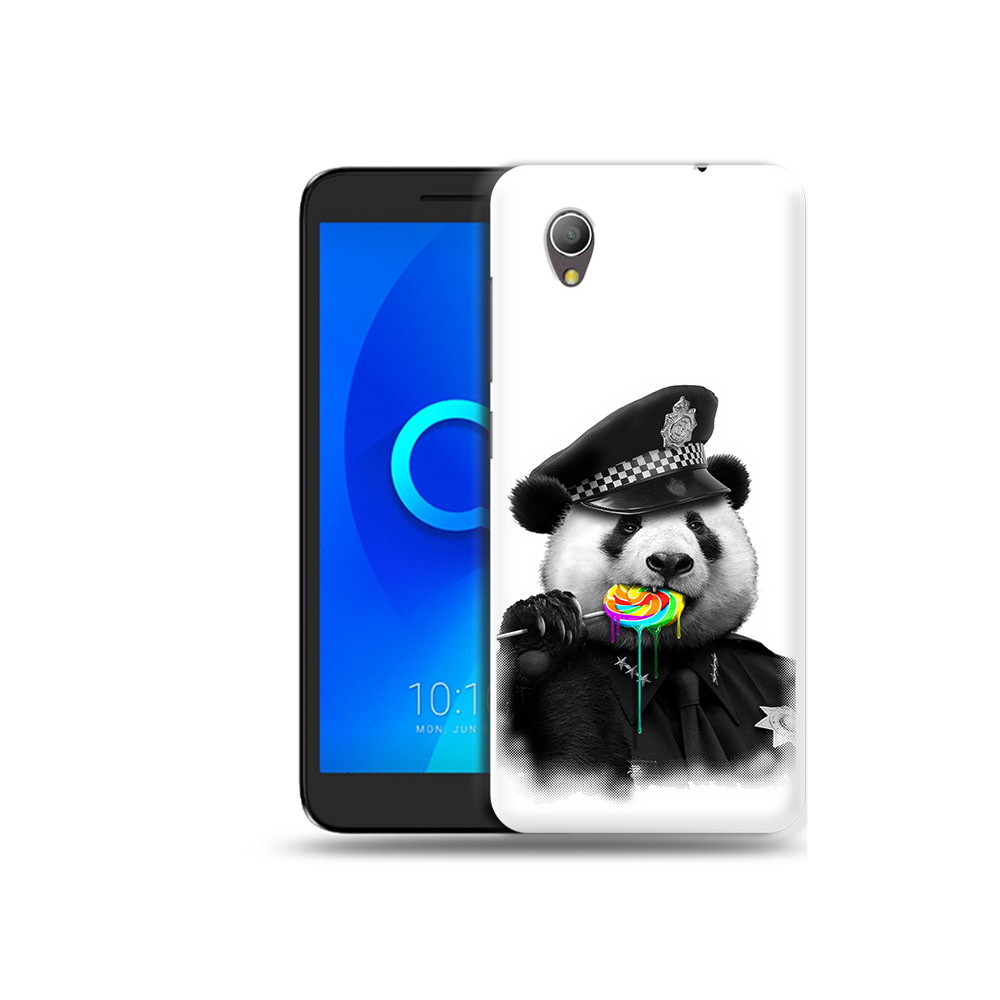 

Чехол MyPads Tocco для Alcatel 1 Панда полиция (PT227134.658.130), Прозрачный, Tocco