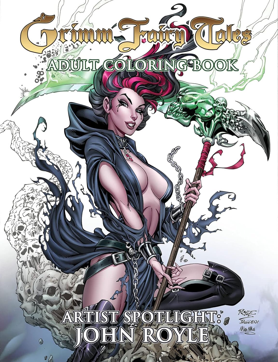 

Grimm fairy tales adult coloring book - artist spotlight: john royle. None