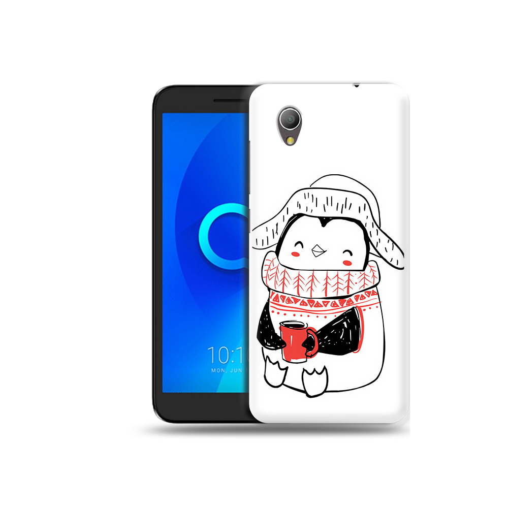 

Чехол MyPads Tocco для Alcatel 1 Милый пингвин (PT227134.658.115), Прозрачный, Tocco