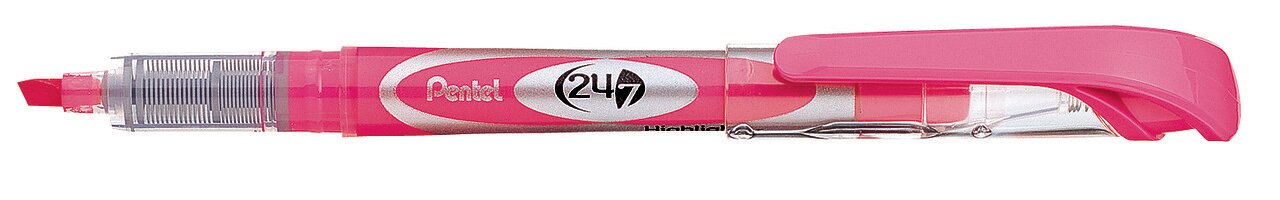 Маркер-выделитель текста 12 шт Pentel 247 Highlighter 1-35 мм SL12-PX розовый 2148₽