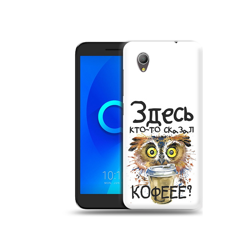 

Чехол MyPads Tocco для Alcatel 1 Любительница кофе (PT227134.658.111), Прозрачный, Tocco