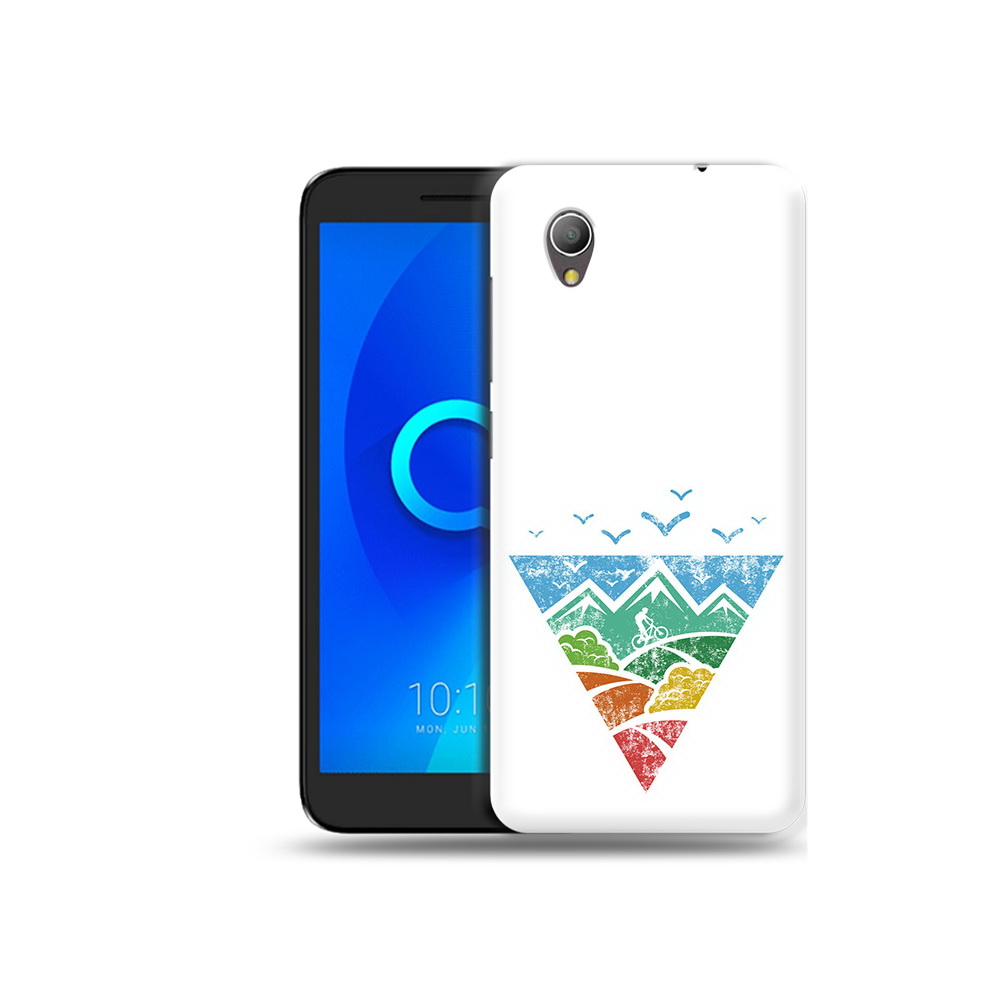 

Чехол MyPads Tocco для Alcatel 1 Лес земля море чайки (PT227134.658.105), Прозрачный, Tocco