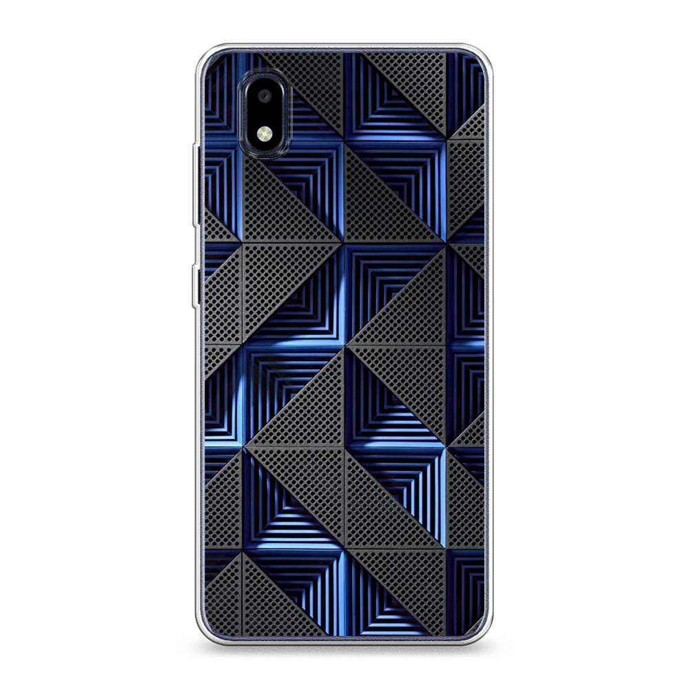 

Чехол для ZTE Blade A3 (2020) "IBM", Серый;синий, 133650-3